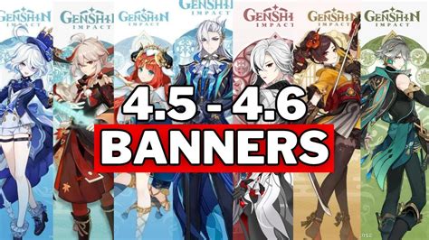 4.0 to 4.5 banner genshin|Patch 4.0 Banners Genshin Impact